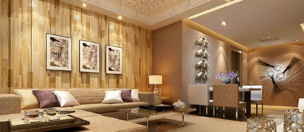 客厅装修集成墙板